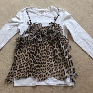 ROBERTO CAVALLI ANIMAL PRINT TOP